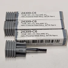 Harvey Tool 24399-C6 .1000 x .300 LOC SQ 5Flute 3Pcs