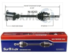Front Left/Right CV Axle Shaft SurTrack NI-8203 for Nissan Titan Armada QX56 4WD