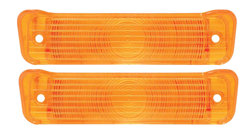 Sell 1966 Chevy Impala Belair Parking Light Lens Pair Used Nice In - Foto 12