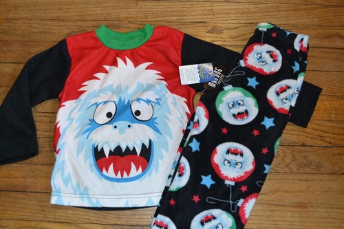 Bumble Abominal Snow Monster Rudolph The Red Nose Reindeer 2 Piece Fleece PJ SET - Picture 3 of 4