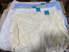 5 Pc Vanity Fair Cotton Briefs 15318 MIX Solid Colors Sz- 6~7~8~9~10~11~12 $5 EA