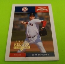 2004 CURT SCHILLING Donruss Team Heroes Red Sox Team Store GOLD FOIL Card #446