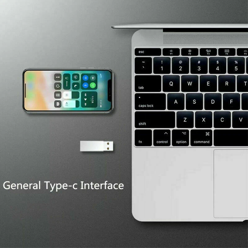 2 PACK USB C 3.1 Type C Female to USB 3.0 Type A Male Port Converter Adapter - Image 3 of 4