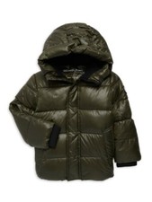 NWT Michael Kors Big Boys Heavy Weight Puffer Jacket , Dark Green