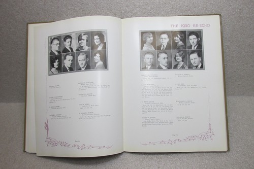 1930 THE RE-ECHO EMPORIA KANSAS HIGH SCHOOL JAHRBUCH mit UNTERSCHRIFTEN - Bild 4 von 5