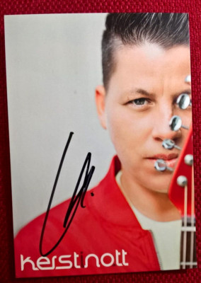 Original-Autogramm von Kerstin Ott, Farbbild-Karte, Postkartengröße