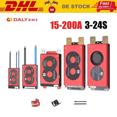 Daly BMS 3S 12V 8S 24V 10S 36V 15A-60A Li-ion LiFePo4 BMS with Balance & NTC DE