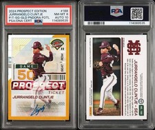 2024 Panini Prospect Edition Jurrangelo Cijntje #188 /3 Pop 1 Gold Pandora FOTL