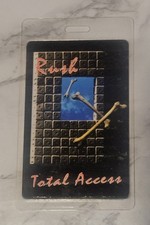 RUSH 1991 ROLL THE BONES LAMINATED BACKSTAGE PASS