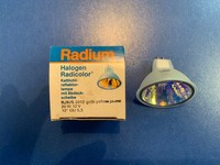 Radium Radicolor Halogenlampe Halogen 12V 20W Gelb Gold Kaltspiegellampe GU5,3