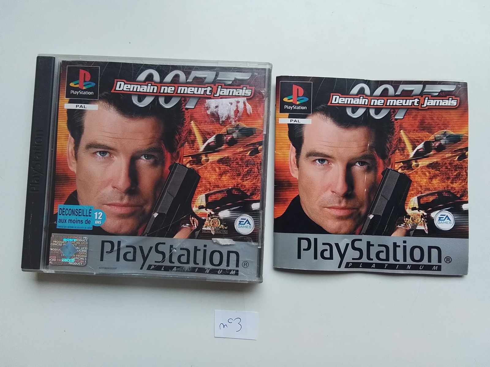 007 Demain ne Meurt Jamais Complet sur Playstation PS1 et PS2 !!!