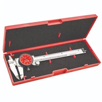 Starrett R120A-6 Dial Caliper, Stainless Steel, Red Face, 0-6" Range IN STOCK