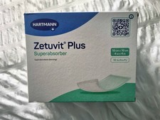 Hartmann Zetuvit Plus Superabsorbent Wound Dressing 10cm x 10cm 10 Pack
