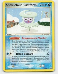 Snow-cloud Castform 29/113 EX Delta Species