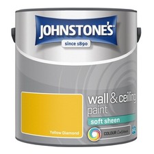 Johnstones Wall Ceiling Soft Sheen Emulsion Paint 2.5 Litres - ALL COLOURS 