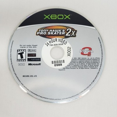 Tony Hawk's Pro Skater 2X (Microsoft Xbox) CD + Case ( ''Not Original Case'' )