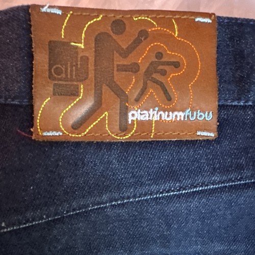 Platinum FUBU Vintage Muhammad Ali Jeans Herren 38x34 Baggy Urban Streetwear - Bild 10 von 20