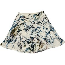 CALIA Marble Print 15" Eagle Skort Athletic Golf Skirt Blue White Sz XS NWT