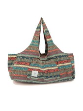 Boho-Style Extra Large Multi-Functional Yoga Mat Tote Bag, Durable and Versat...