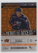 2023 Credentials Debut Ticket Access Orange 115/249 Stanislav Svozil #174 03mw