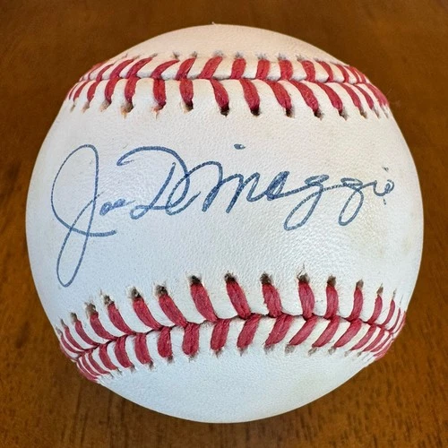 Joe DiMaggio Signed Autographed American League Baseball Ball JSA LOA
