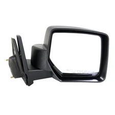 Side View Mirror Manual Textured Black Passenger Right RH for 07-17 Jeep Patriot