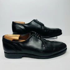 Allen Edmonds LaSalle Split Toe Derby Mens Size 9 Black Leather Made in USA Shoe
