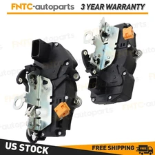 Front Left Right Door Lock Actuator Latch Set For GMC Sierra For Chevy Silverado