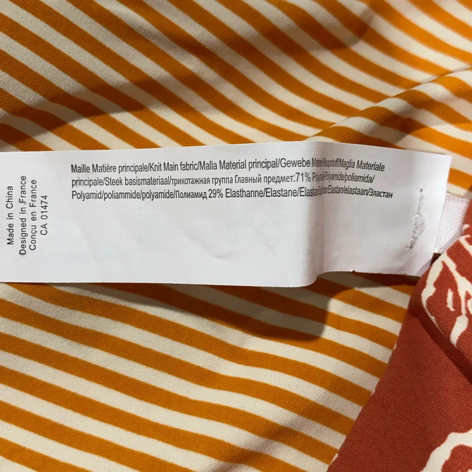 Passionata, Bikini, Größe: 40, Elasthan/Polyamid, Orange/Weiß -t2A - Bild 4 von 4