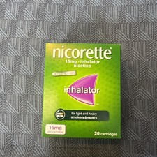 Nicorette 15mg Nicotine Inhalator 20 Cartridges