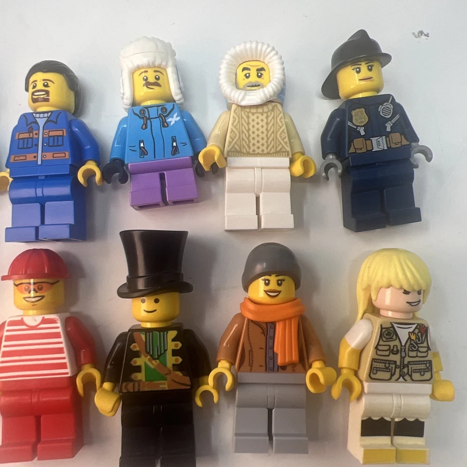 LEGO City Minifigure Lot of 10 | Police Pilot Explorer Arctic Town People - Image 3 of 4
