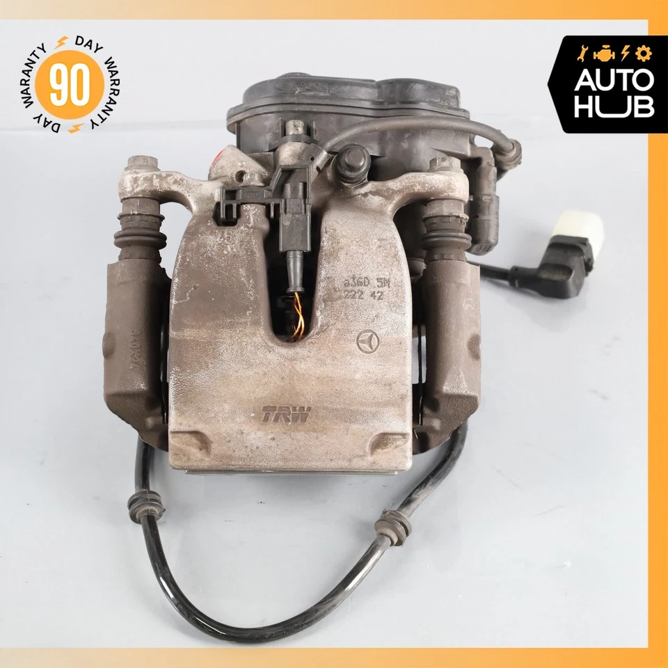 Juego de pinzas de freno traseras Mercedes W222 S450 S560 tracción trasera con actuador OEM 28k Foto 4 de 4