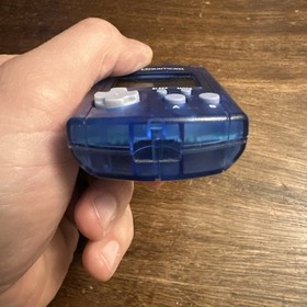 OEM Sega Dreamcast VMU Memory Unit HKT-7000 - Transparent Blue - New Batteries!