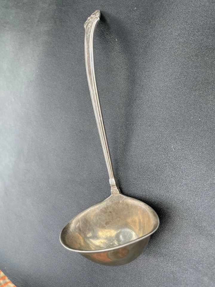  Concha de prata esterlina Gorham 7 "servindo talheres 1800's  - Imagem 2 de 4