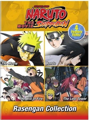 Naruto Shippuden the Movie Rasengan Collection [New DVD] Boxed Set, Amaray Cas