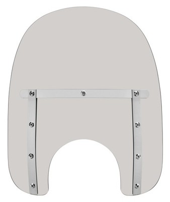 Memphis Shades MEM4119 Memphis Slim Windshield (7in. Cutout) - 15in. - Solar ...
