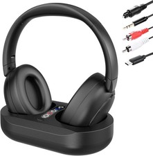 Wireless Headphones for TV Watching with Charging Dock, Easy Setup  Comforta...