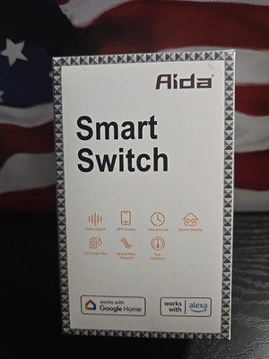 Smart Switch. Voice Control, Apple Control, Works W/ Google Home/ Alexa