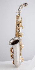 A-WO37 Model Nickel silver Gold Key Lacquer E Flat Alto Saxophone Eb with Case