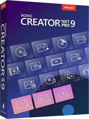 Roxio Creator NXT Pro 9 | Multimedia Suite + Photo Editor and CD/DVD Disc Burnin