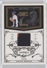 2010 Playoff National Treasures Century Materials Prime 39/50 Kyle Orton #45 b6s
