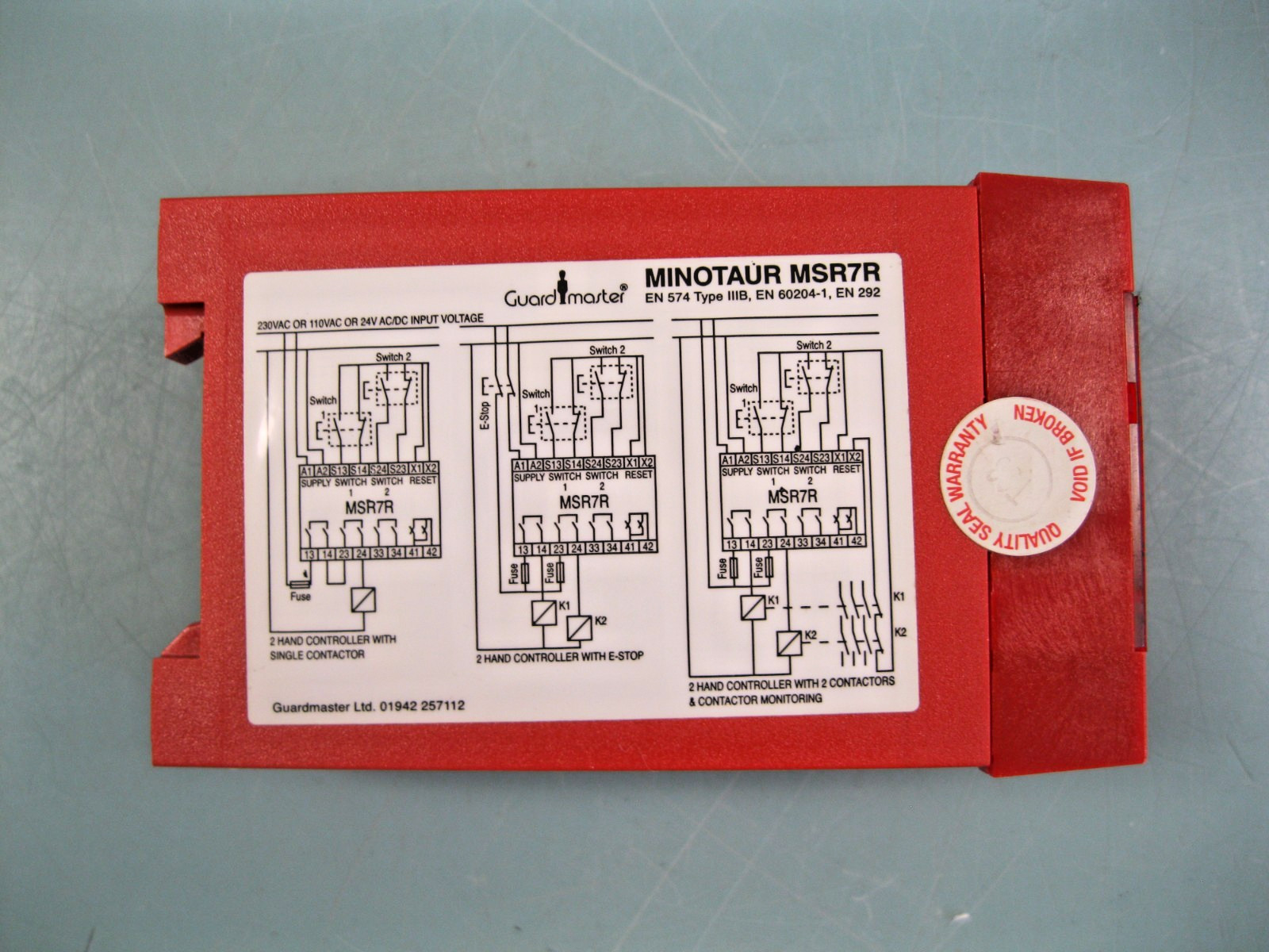 Allen-Bradley 440R-D23021 Series A Minotaur MSR7R Guardmaster Safety Relay D18