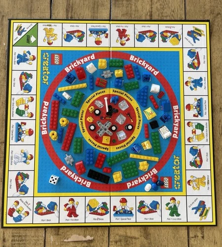 Vintage LEGO Creator The Race to Build Board Game 1999