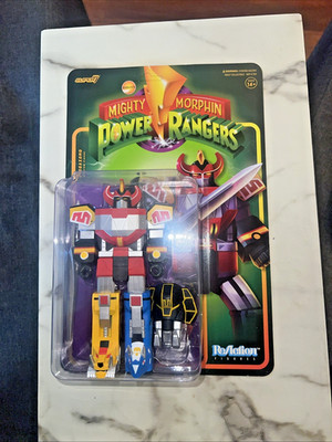 Mighty Morphin Power Rangers MEGAZORD ReAction Figure 6'' Super 7 NEW! Unpunched!