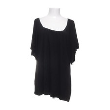 Sheego, Top, Größe: 50, Schwarz, Baumwolle/Viskose, Einfarbig, Damen #GKt