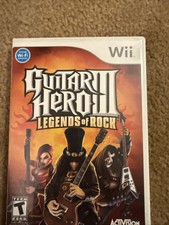 🔥Guitar Hero III: Legends of Rock - Nintendo Wii 2007 Preowned With Manual