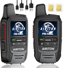 Walkie Talkies Fast Radio Unlimited Range Nationwide 4G Long Distance 5000 Miles