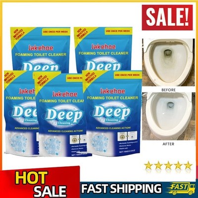 1-5x Splash Foam Toilet Bowl Stains Cleaner Powder 100g Remove Odor Stains Fresh