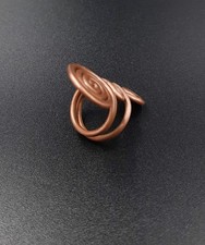 Adjustable copper ring, Pure Copper Wrap Ring, Handmade Copper Women Ring