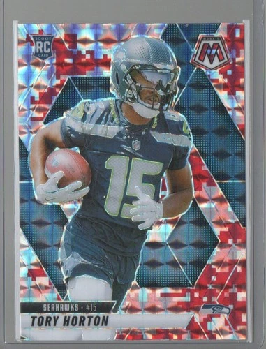2025 Panini Mosaic #396 Tory Horton Mosaic Camo Pink